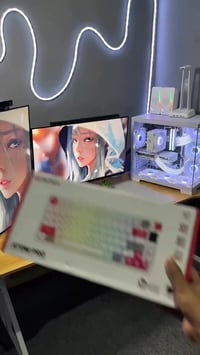 توفر اليوم ⬇️  FANTECH ATOM PRO79⌨️ MK917   كيبورد كيمنك لاسلكي بتصميم...