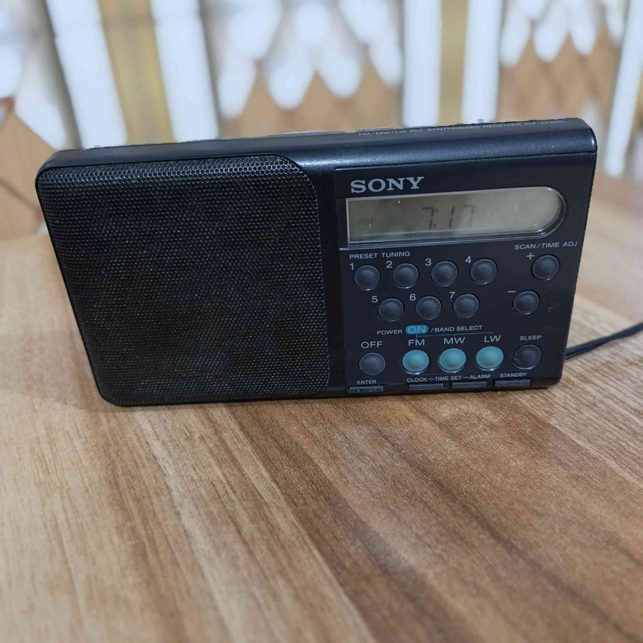 راديو📻SONY ياباني باحث وخزن
ثلاث موجاتFM AM LW
 بطاريات 🔋قلم 3 السعر 60الف عنواني بغداد


**إذا كنت صاحب هذا الإعلان وتريد حذفه لأي سبب، رجاءا أرسل رسالة إلى الدعم الفني**