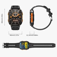 ساعة KT79 • شاشة ١٫٩٦ بوصة • مكالمات بلوتوث