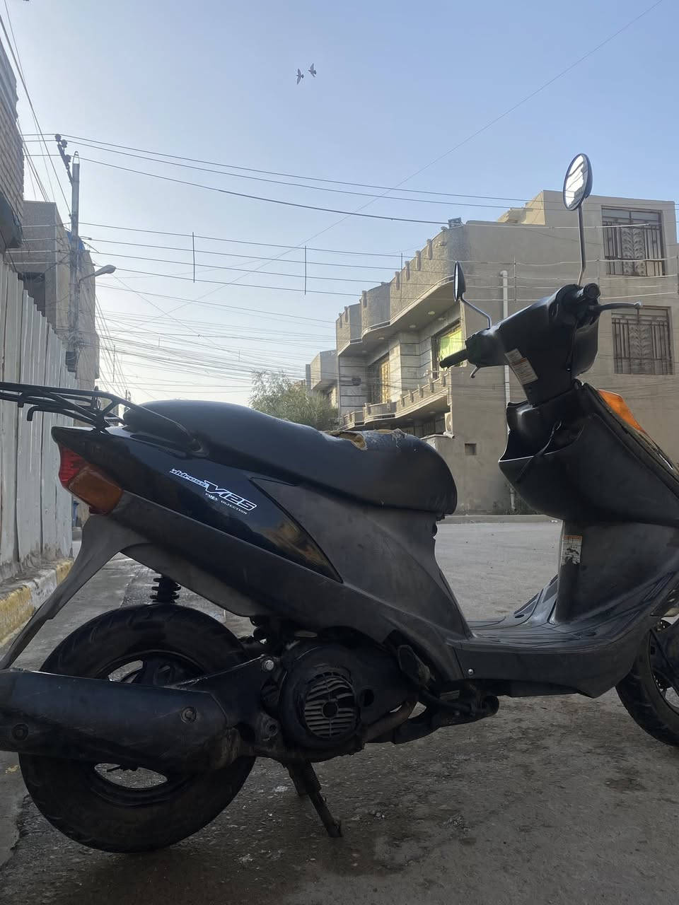 دراجة سازوكي 120  محرك نظيف الكفرات بس الأمامي متضرر  شغاله كلشي ما بيها صافيه  مكاني بغداد السعر330  رقمي للاستفسار ***********
