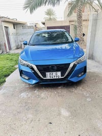 وبركاته نيسان سينترا 2022 لون ازرق مواصفات عاليه بصمه تبريد ثلج رقم شم...