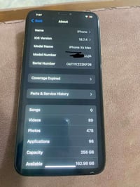 آيفون XS ماكس • ٢٥٦ • بطارية أصلية