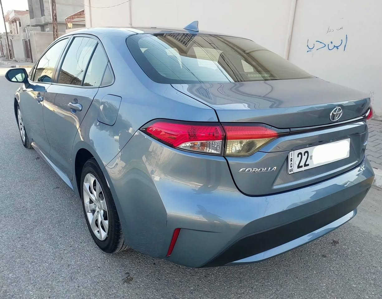 للبيع كورلا 2020  LE وارد امريكي 🇺🇸
مواصفات السيارة معروفة 
سيارة جاهزة بدون نقص 
محرك  1800 المرغوب 
رادار وحجر كله موجود 
رقم اربيل باسمي شرط التحويل 
بجم امامي خلفي كبس حادث السيارة جانبي كلش بسيط بيها بابين صبغ 
بدون ايرباك بدون دواخل 
مكان السيارة ديالى 
السعر 136 وبيها مجال 
***********
