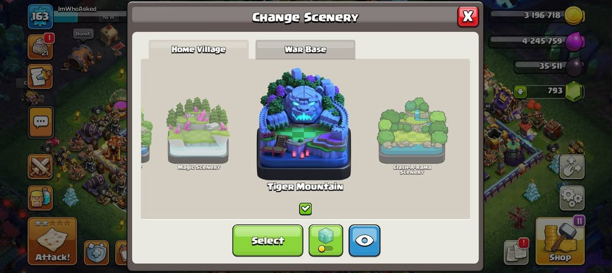 السلام عليكم ورحمة الله وبركاته
قرية للبيع تاون 16 شبه ماكس 
المعدات مثل ما واضح كلها شبه ماكس ولفلات عالية وموجودة كل المعدات المهمة والقوية
عامل 6 مباقي بس تطور أي ملك من القرية الليلية 3 مرات ويفتح
مظاهر ملوك وقرية خير من الله 
السعر: 60الف ماستر ربط سوبر تحويل على ايميلك

-
طرق دفع ماستر 💵 
رقم الهاتف: ***********
