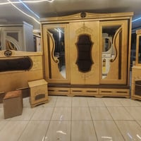 غرفة نوم كاملة • تخت ١٦٠×٢٠٠ • خزانة زان ٢٤٠