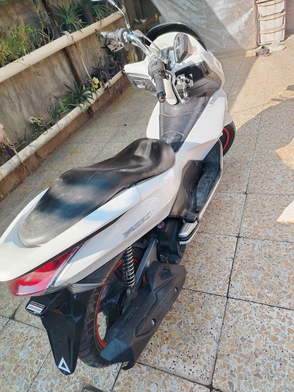 سلام عليكم
PCX 150 JF
كهربائيات كلها شغالة
مكينة مامفتوحة ناعمة
تايراتها جدد بعدهن
ستان حساس / حساس ازدحام كله شغال
مكينة بيها لاستيك ولف فقط
مكاني بغداد الغزالية شارع الضغط
سعرها 1100 وبيها مجال قليل
 ***********
