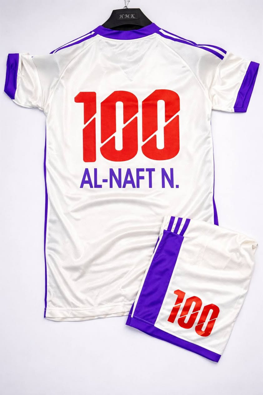 فريق #النفط ويانه غير 😊

ادريس وشورت اصلي #ضمان خامه 

طباعه حسب الطلب #ضمان الطباعه 

يوجد #توصيل الى كافة المحافظات 

العنوان النجف الكوفة فلكة الشهرستاني مقابل مأكولات حبايبنا الطابق الثاني لشركة الياسري للهواتف النقاله تجهيزات أحمد لاصي للملابس الرياضيه *********** حسوني
