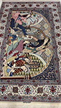 سجادة اصفهان • يدوي • ٢٫٥×١٫٦م