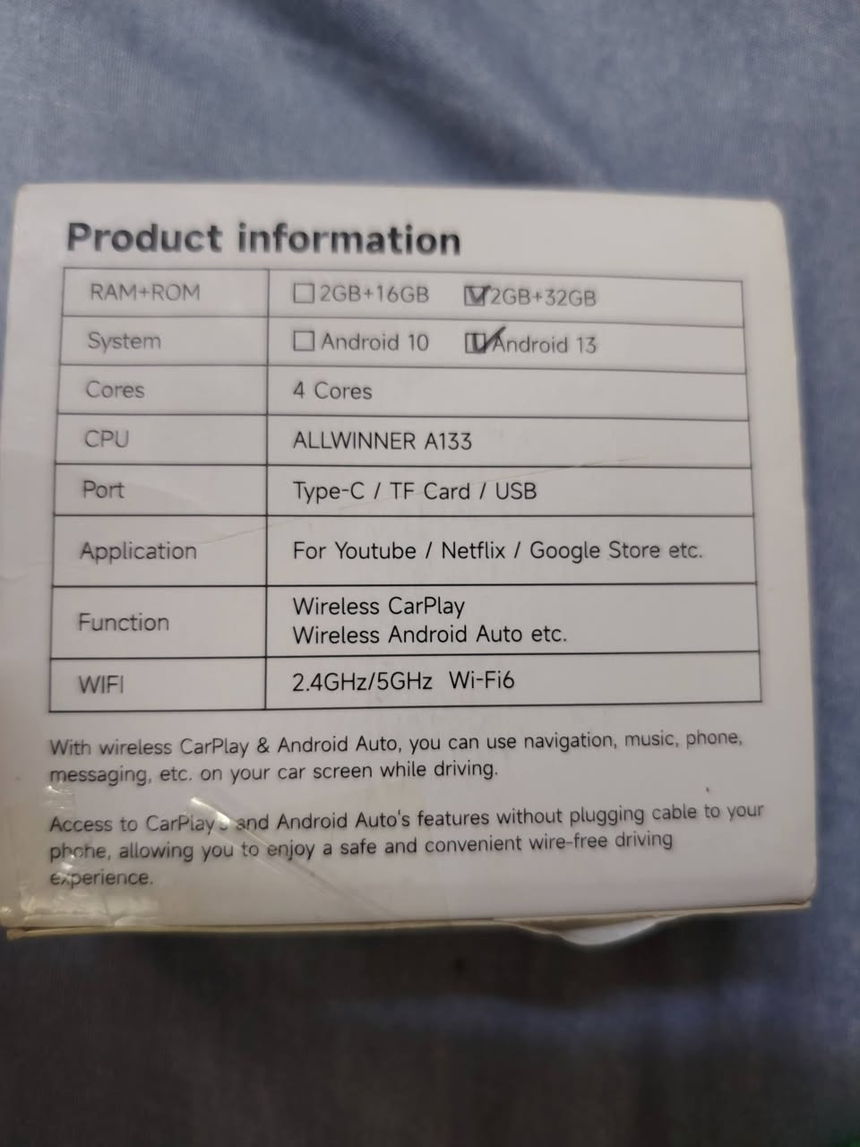 كار بلي شرط شغل ٥٠ مع توصيل


**إذا كنت صاحب هذا الإعلان وتريد حذفه لأي سبب، رجاءا أرسل رسالة إلى الدعم الفني**