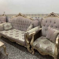 تخم مستعمل ملكي كلاسيكي فاخر ونظيف جداً للبيع 🛋️✨ التخم يقعد صالة أو د...