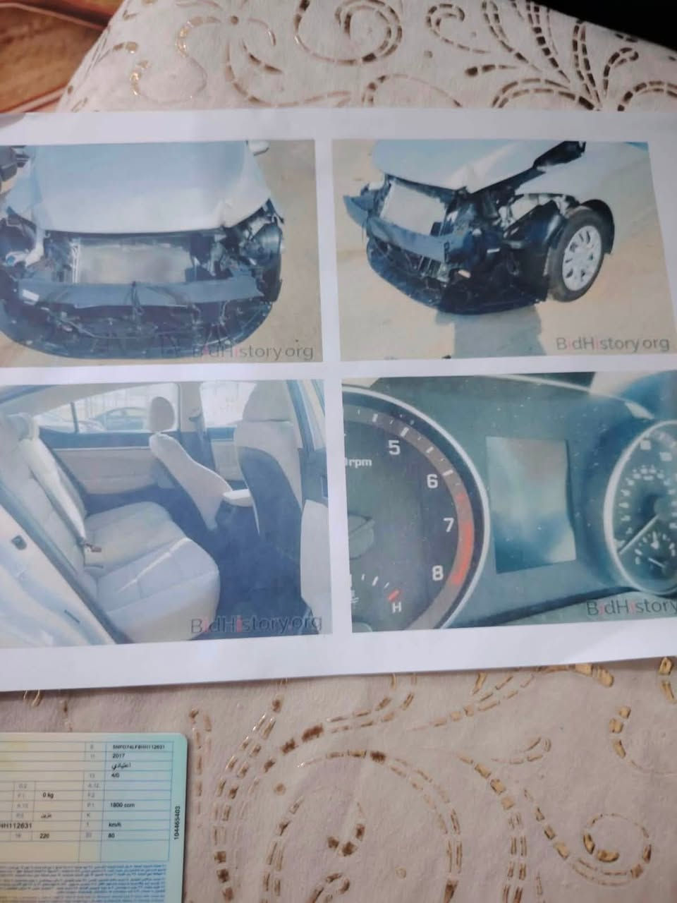 سلام عليكم النترا موديل 17 

باسمنا تحويل مباشر هزه وأرقم جدد 

كفالة كير مكينه حداديه تخم تاير تبريد ثلج ❄️ 

مكينة 2000 دوش على وضع شركة مامفتوحه 

صور الحادث والسونار مرفقه مكفوله من دواخل 

سعرها 103 وبيها مجال بسيط 

مكان السيارة كربلاء استفسار ***********
