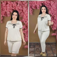 تراك 3 قطع • فانيلا قطني • فري سايز ٧٥ك