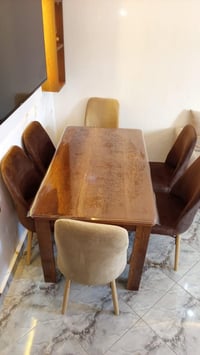 طقم سفرة • ٤ كراسي ١٠٠×٧٠ • ٦ كراسي ١٤٠×٨٠