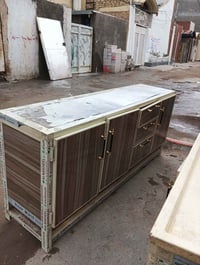 كاونتر تركي • سنك مرمر ٣ قطع • حله الاسكان