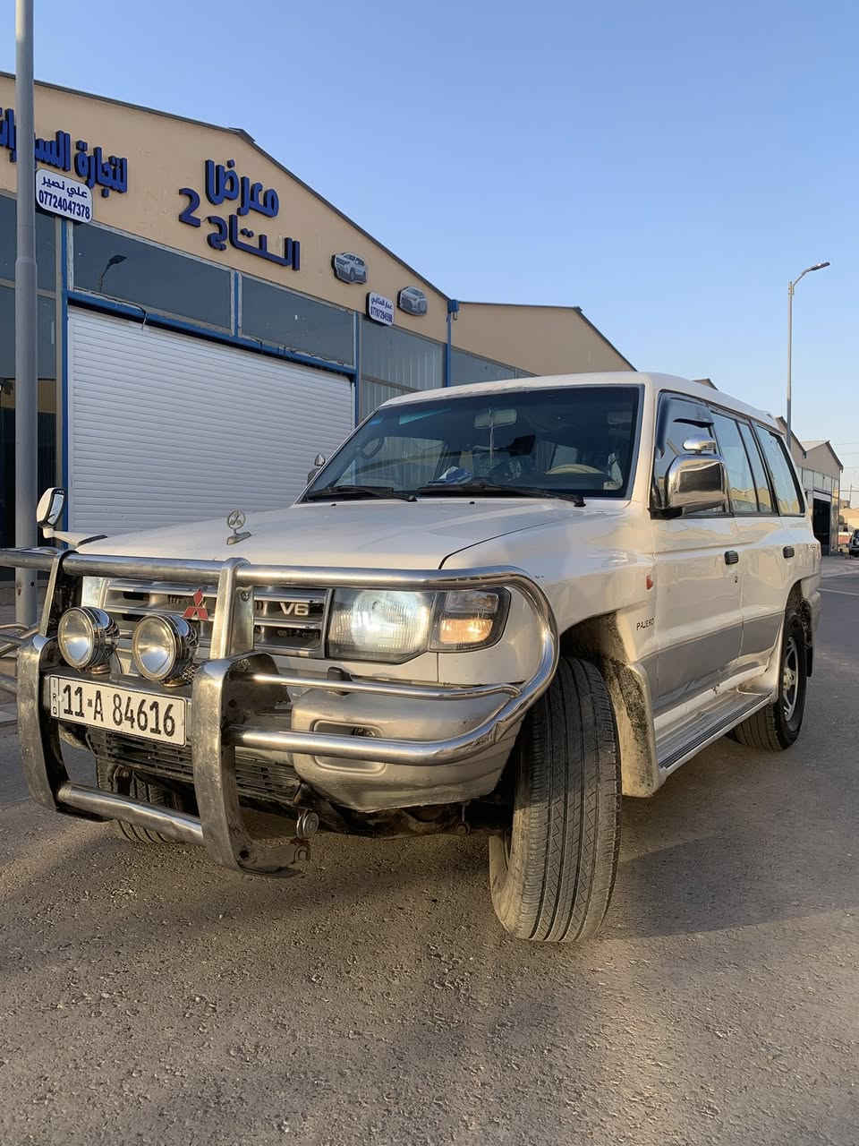 باجيرو مديل 2000 #كفاله_عامه سياره بلكارتون
مكينه 3000 بلاديه.      #رقم_بغداد_تحويل_ثاني_يوم

تبريد بس فان #مراوس_حسب_القناعه

غرفه جديده حداديه جديده كهربائيات شغاله من الدعاميه للدعامي حتى سلايد روف شغال سعرها 68$ وبيها مجال بسيط 

 رقمي ***********      #عنواني بغداد المعامل بلعماري
