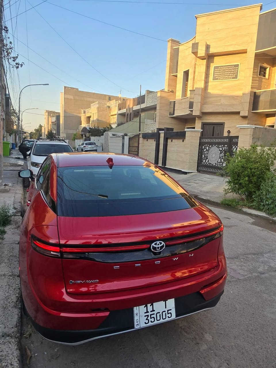 كراون 2024
XLE هايبرد
ترقيم جديد 
بصمة
رادار امامي خلفي 
ليد وسطي شغال 
نقطة عمياء
تحديد مسار 
شاحن وايرليس
انظمة قيادة 
مري شفط +قلاب
تبريد قطعتين 
كشنات كهرباء +تدفئة
شاشة تدعم كار بلي
ماشية 21m
ايرباك ستيرن وراجع بلادي شغال شرط لفحص
صبغ نص بنيد بدون دواخل
حتة راديترات بلادي وتبريد بلادي وعل فحص
مكاني بغداد الكرخ
***********
