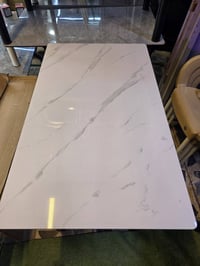 ميز مرمر نوعيه ممتازه  قياس ١٤٠×٨٠ قياس ١٢٠×٧٠ رجل حديد الوان مختلفه  ...