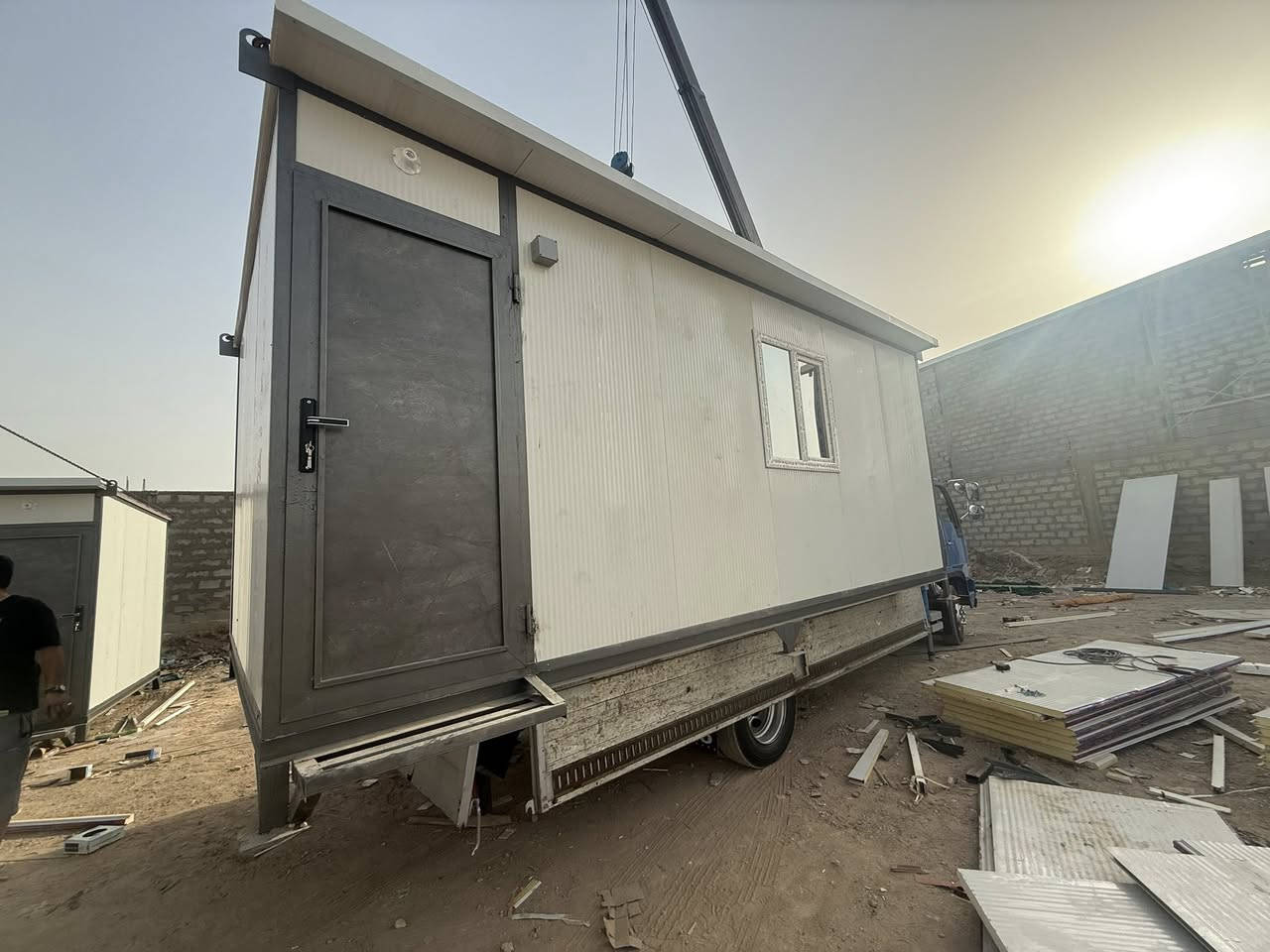 السلام عليكم كرفان 6x3
السعر مليون و850 الموقع بغداد جرف النداف
نعمل جميع القياسات ويتوفر ضد الحريق
للاستفسار ***********
