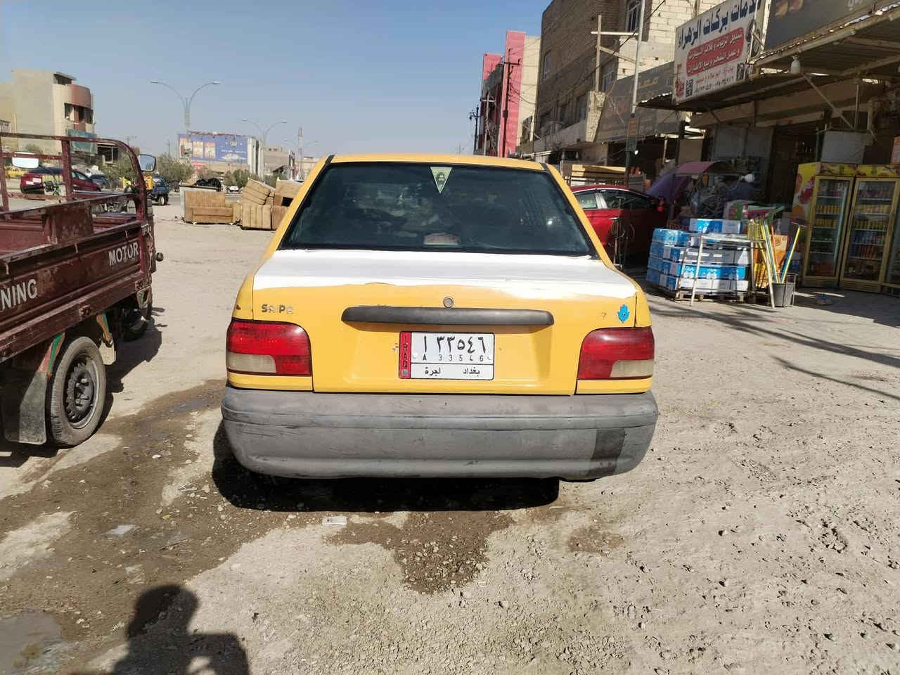 السلام عليكم سايبه موديل 2016 جير ومحرك بالكيس حداديه نظيفه السياره باسمي رقم انجليزيل السعر 20 وبيها مجال***********
