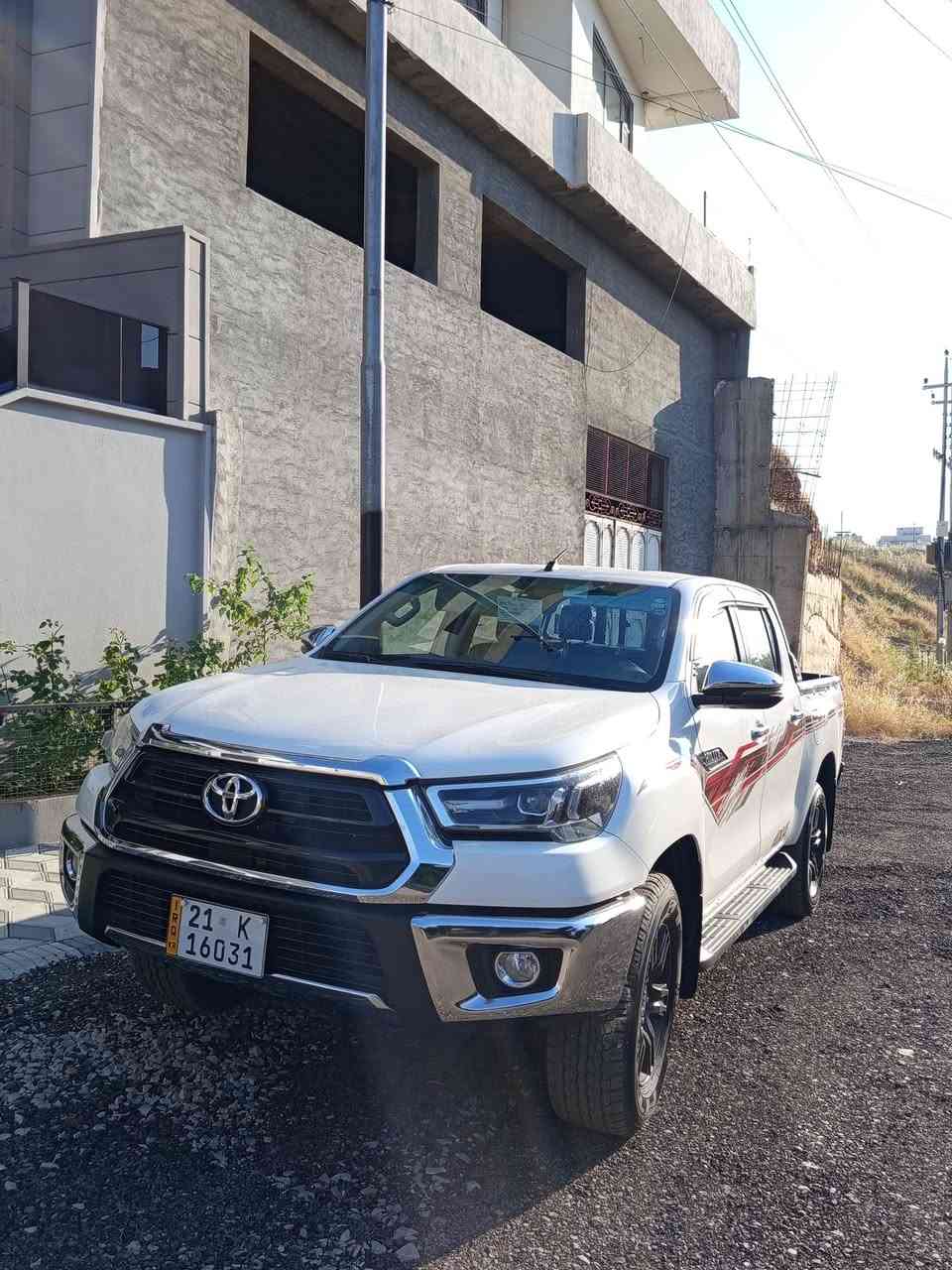 Hilux 2023 
بەسمە
گێر تۆماتیک
شەریکەی جیهان
فول مواسافات 
***********
