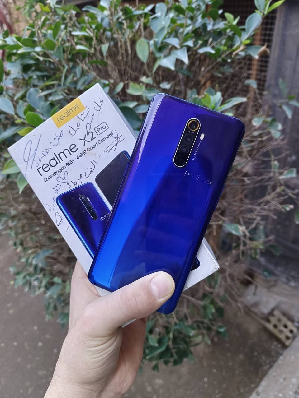 ريلمي x2برو
ذاكره 256
بطاريه 4000ملي
معالج سناب دراكون 855
كامره 64 ميكا بكسل
يشغل 90 فريم بوبجي 
كامل ملحقات الاصليه شاحنه كارتون وكفر 
مكفول من التبديل او التصليح ضمان شكد ما يعجبك سعره 175 بي مجال بسيط جدا مكاني بابل المسيب سدة الهندية توصيل ماعندي للاسف ***********
