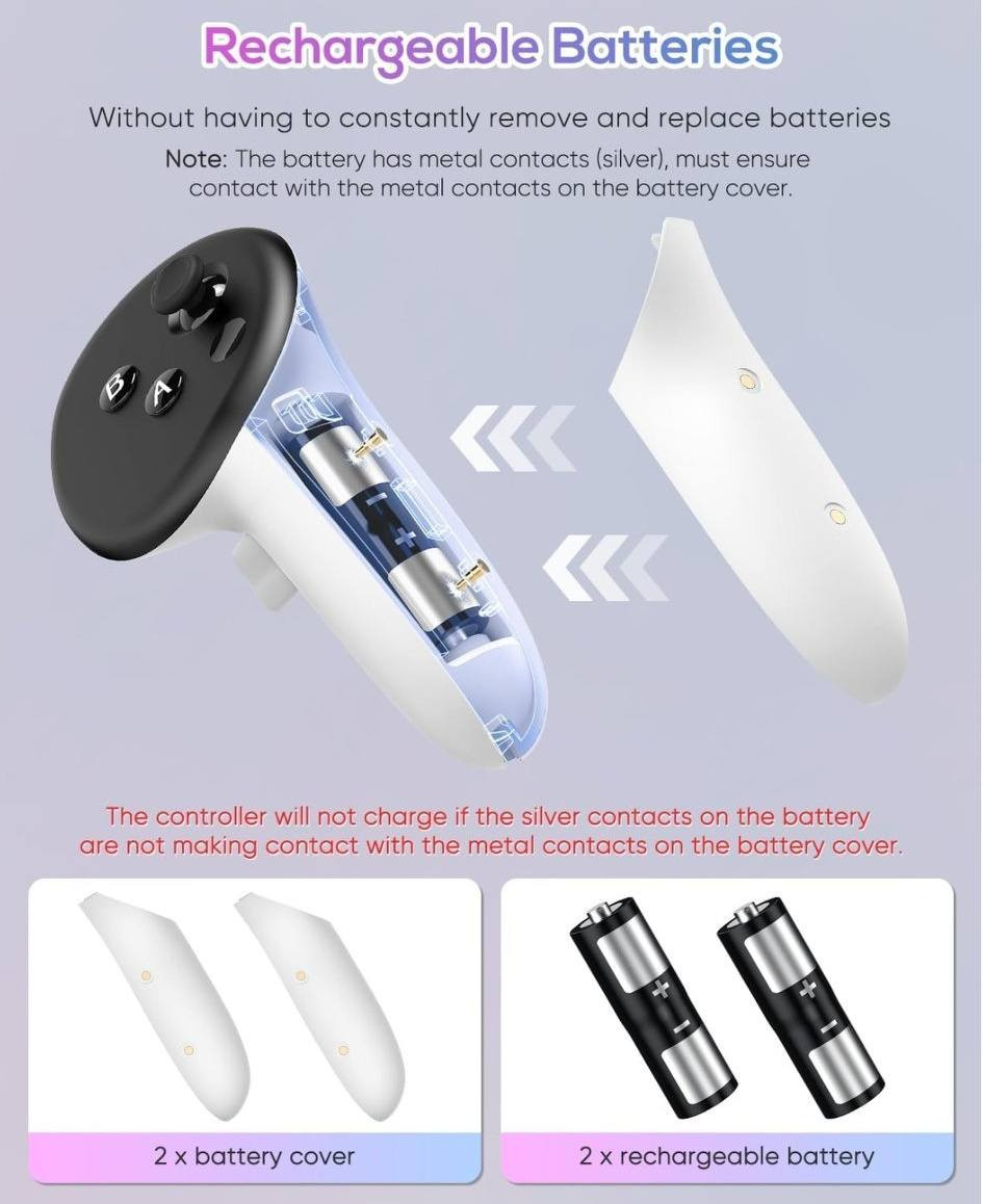 قاعدة شحن RGB اناره متغيره مع دبل بطاريه ليثيوم قابله للشحن كويست 3..3s جديده لوك


**إذا كنت صاحب هذا الإعلان وتريد حذفه لأي سبب، رجاءا أرسل رسالة إلى الدعم الفني**