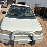 مستيبوشي سبعه راكب موديل 2000 رقم بصره مشروع وطني  مكفوله كفاله عمامه ...