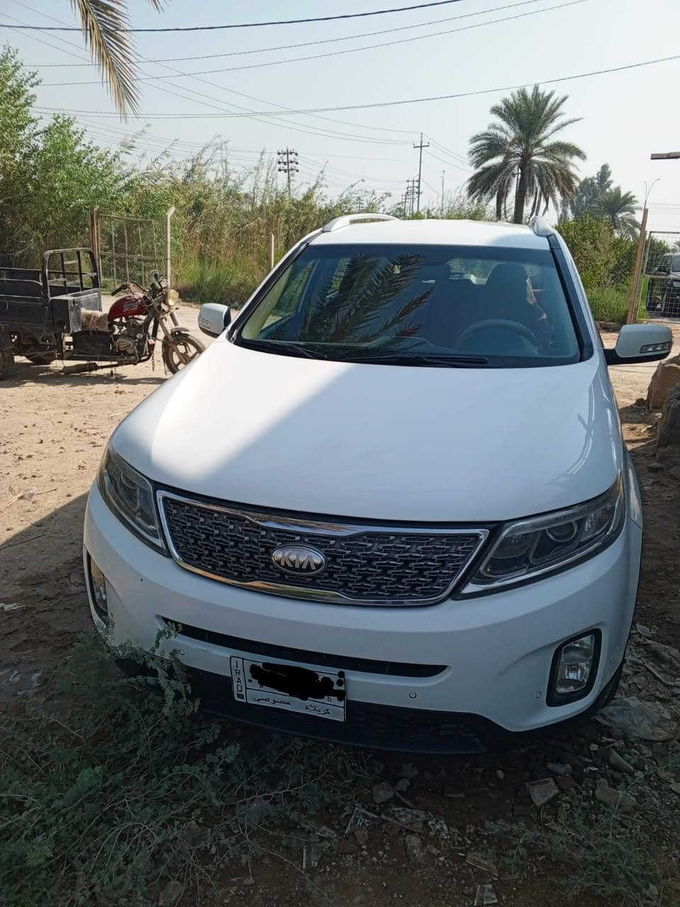 السلام عليكــــــم 
سورنتو موديل 2014  بيه صبغ جاملغ امامي ايسر فقط رش بدون معجون  خيرر من الله رقم لوحه كربلاء مكينه (2400) اربعه سلندر تبريد ثلاث قطع  سبعه راكب 
السعر 175 وبيه مجال قليل 
رقم الهاتف ***********
