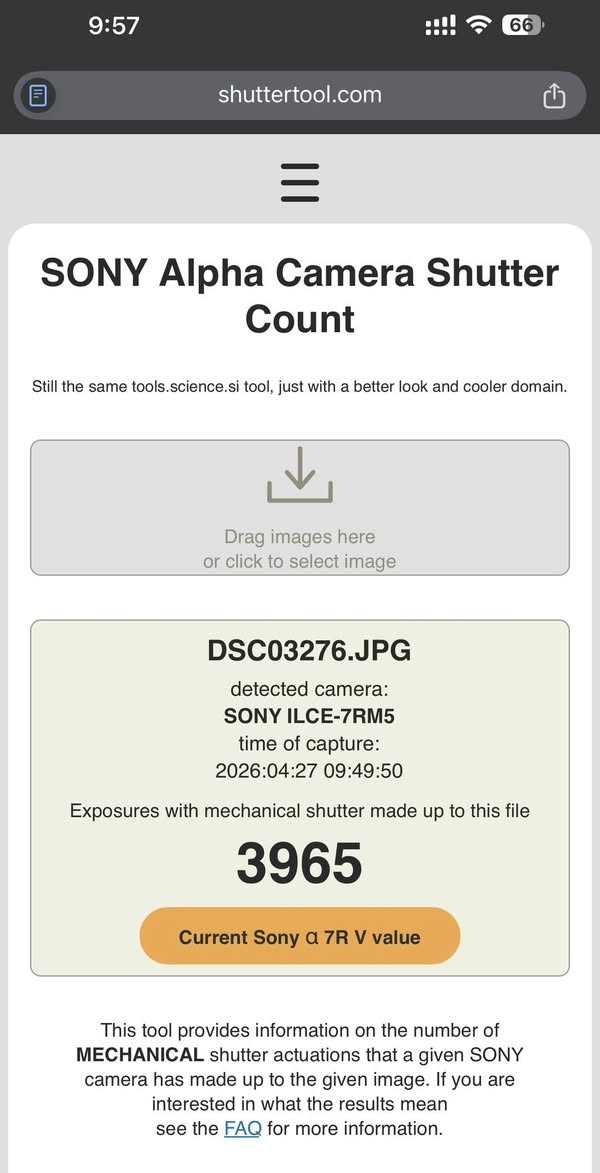للبيع كامرة سوني A7RV  استخدام  بسيط نظافة 100%   عدد الشتر 3965
للتواصل والاستفسار  ***********
