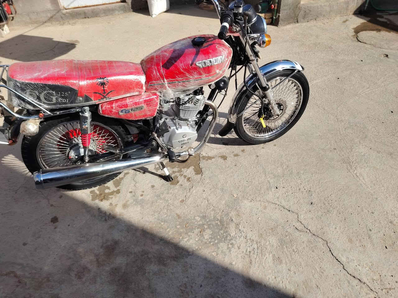 دراجه للبيع موديل 2023 مكفوله كفاله عامه اوراق اصولي مكاني رفاعي سعر مليون وبيه مجال   رقم ***********
