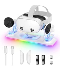 كويست 3/3s • قاعدة شحن • RGB متغير