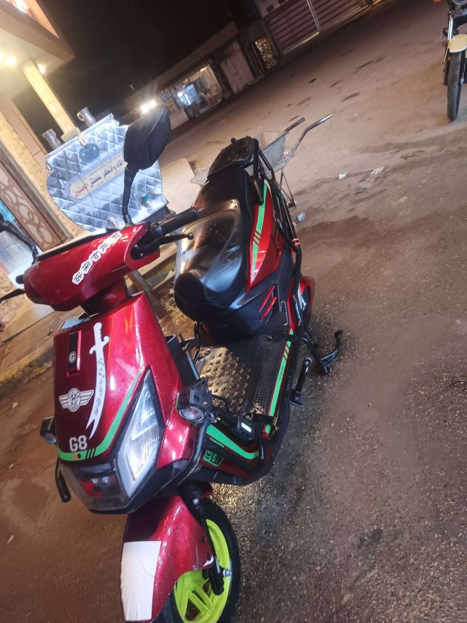 سلام عليكم
دراجة شحن
موديل 2025
عدد البطاريات 6 دبل مسطرة
ملف 2000 W 
72 V
مسافة 40 كيلو 
وياهة صندوك خلفي أو مراية أمامية 
دراجة ما صارلي هواي من مشتريهة 
رقم ***********
العنوان بابل سكندرية
