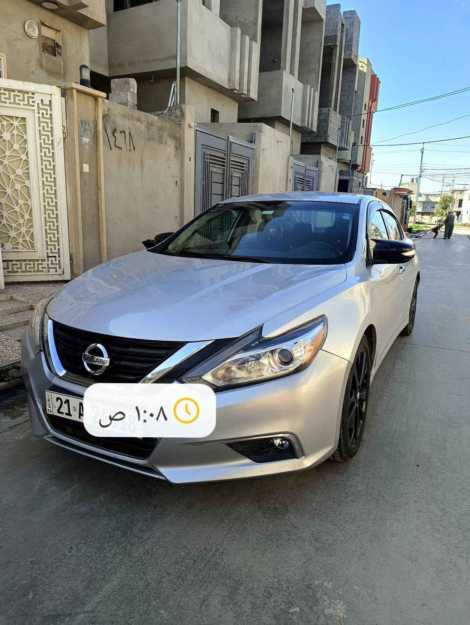 للبيع التيما SL
السعر 120 بيها مجال 
الضرر موضح بصوره
موديل 2018
الون سلفر 
رقم شمالي 
كشن جلد +كهرباء 
كشن هيتر 
تحكم ستيرن 
تثبيت سرعه 
كاميرا خلفي  
تايرات جديد 
تبريد تدفئه شغال 
صدر جديد 
كير مكينه بشرط
منضومه زنون كامل 
ماشيه 220 
رقم سليمانيه 
سنويه رقم جديد تحويل وكاله ثاني يوم 
 رقم الشاصي للمنشور 
مكان السياره الموصل

*********** بي واتساب
