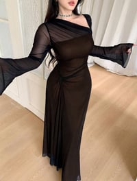 فستان • تور مبطن • فري سايز