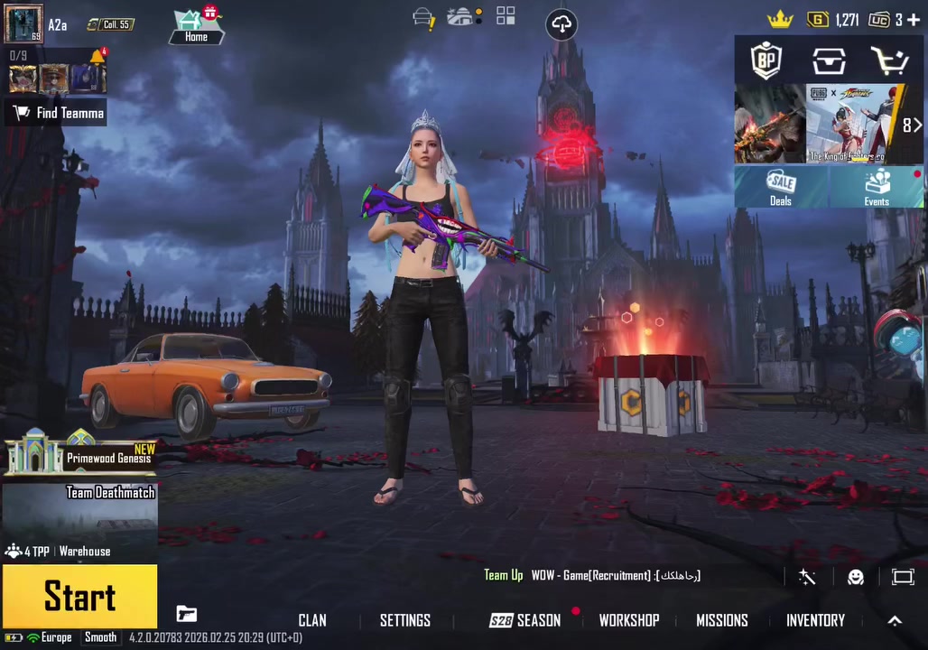 حساب ببجي للبيع كلش مرتب ومتعوب عليه مكاني الانبار فلوجه سعره 225 وبيه مجال ***********
