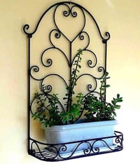 يسعد مسائكم بكل خير  ديكورات من حديد منزلية وحدائق  نعمل فصال واحجام ح...