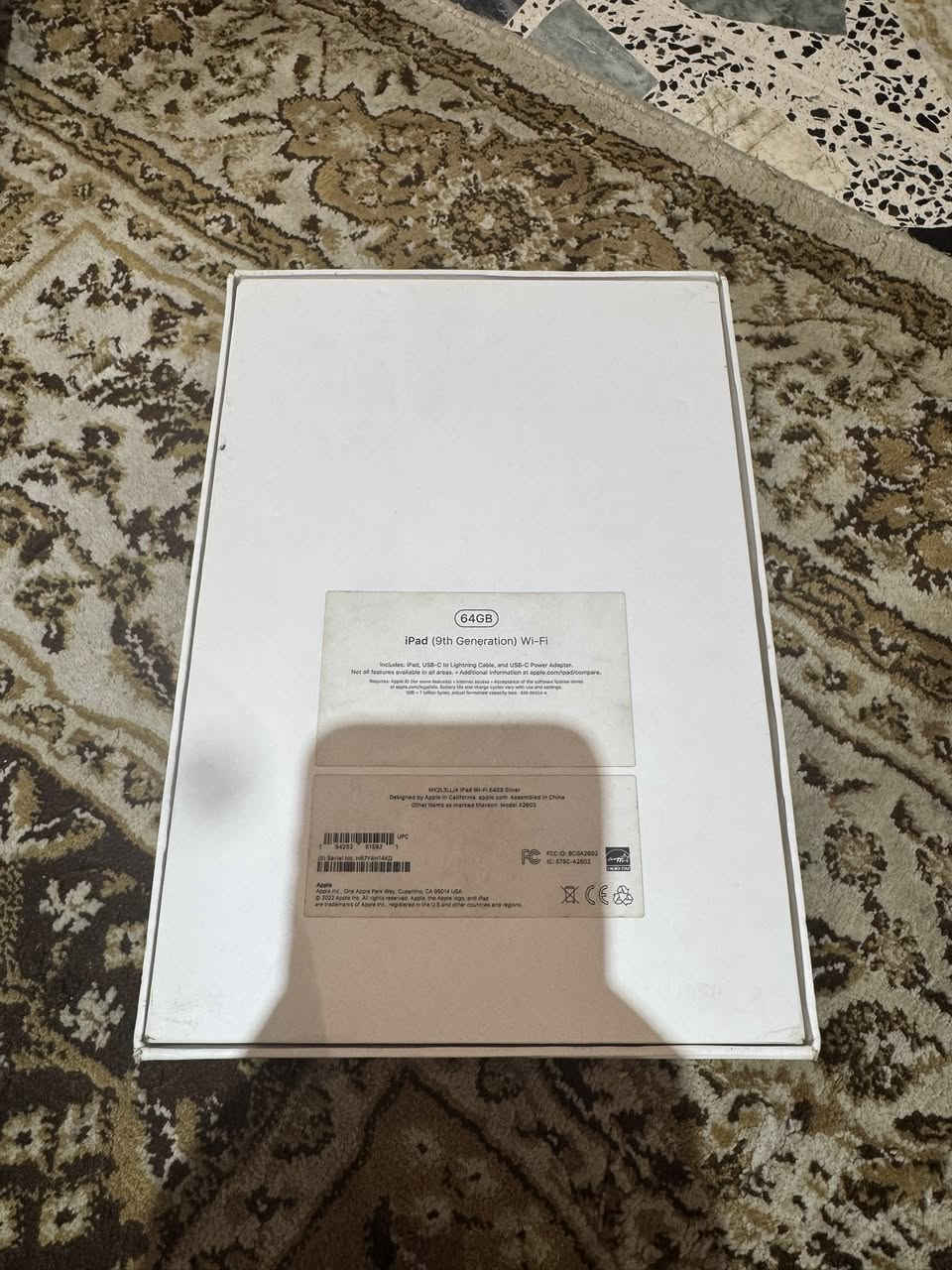السلام عليكم اقراء الوصف
ايباد تسعه
ذاكره64
بطاريه تسعينات
ايباد نضيف نسبه نضافه مالته 80/100
 ايباد مستبدل كلاس  
بصمه اصبع ماتشتغل يعني من تسوي بصمه اصبعك ماتشتغل 
بس دوس عادي 
السعر 200 بي مجال 
الرقم ***********
الاستفسار ع هاذا رقم
