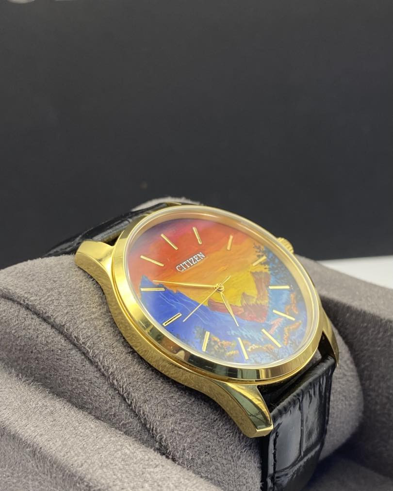 CITIZEN
الوحيدة بالعالم 
مينا رسم يدوي 
لوحة فنية فريدة و مُميزة جدًا 
قطر ٤٢ 
كوارتز 
بلادية بالكامل


**إذا كنت صاحب هذا الإعلان وتريد حذفه لأي سبب، رجاءا أرسل رسالة إلى الدعم الفني**