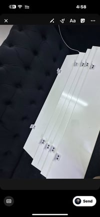 رفوف ٨٠×١٥ • أبيض • كمية محدودة