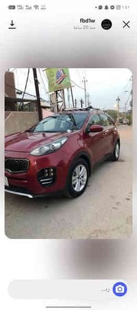 سياره حمراء سبورتج ٢٠١٧رقم مميز أمريكي هاتف ٠٧٧٩٩٦٥١٥٠٠ ٠٧٩٠١٧٥١٥١ .١