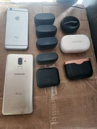 سماعات ماركات ما يشتغلن عزوهن بطاريات كلهن ماركات وجهاز ايفون ٦ ذكرة ١...