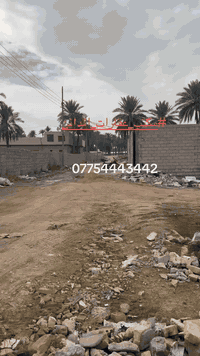 دونم طابو ملك صرف  وجه 40  مسيج بي آر سي كامل  ينباع دونم أو نص دونم  ...