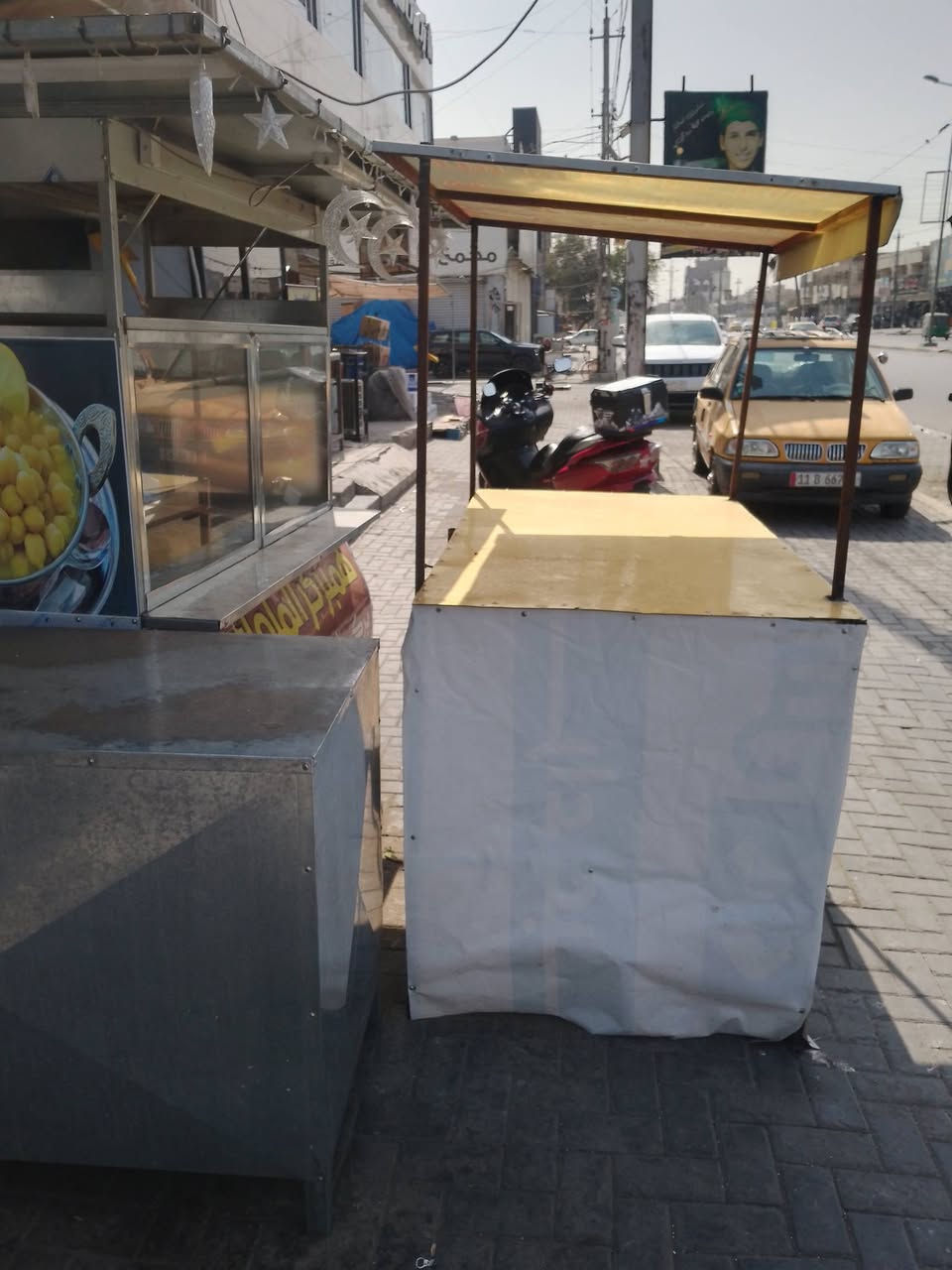 عربانه برجر للبيع مع ميزين الاستفسار ***********
السعر 600 الف المكان بغداد حي العامل
