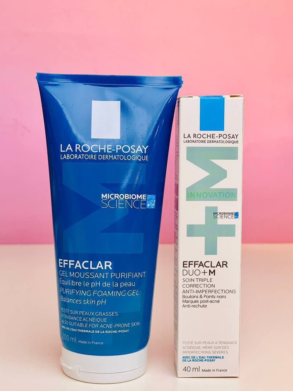 🌸  عرض العناية بالبشرة المعرضة للحبوب 🌸
إذا بشرتك دهنية أو مختلطة وتتعرض للحبوب، الرؤوس السوداء، وآثار الحبوب… هذا العرض خصيصًا إلج 💙

🧴 1️⃣ غسول Effaclar Gel Moussant
غسول رغوي منظف ينقي  البشرة من الدهون الزائدة، الأوساخ، وبقايا المكياج، وينظف المسام بعمق بدون ما يخلّ بتوازن الـ pH الطبيعي للبشرة.
يساعد على تقليل ظهور الحبوب والرؤوس السوداء، ويخلّي البشرة نظيفة، منعشة، وناعمة من أول استعمال.
✨ مناسب للبشرة الدهنية والمختلطة والمعرضة للحبوب.

🧴 2️⃣ Effaclar Duo +M (كريم علاج الحبوب)
كريم علاجي وفعال  يقلل الحبوب الملتهبة وغير الملتهبة، ويساعد على منع رجوعها مع الاستمرار.
يشتغل على تهدئة البشرة، تقليل الاحمرار، وتنقية المسام، إضافة إلى تقليل آثار الحبوب والبقع الداكنة بعد حب الشباب.
✨ تركيبته خفيفة، سريعة الامتصاص، وما تسد المسام.

سعر العرض ١٥الف


**إذا كنت صاحب هذا الإعلان وتريد حذفه لأي سبب، رجاءا أرسل رسالة إلى الدعم الفني**