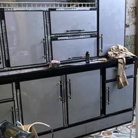 كاونتر • رصاصي • مترين