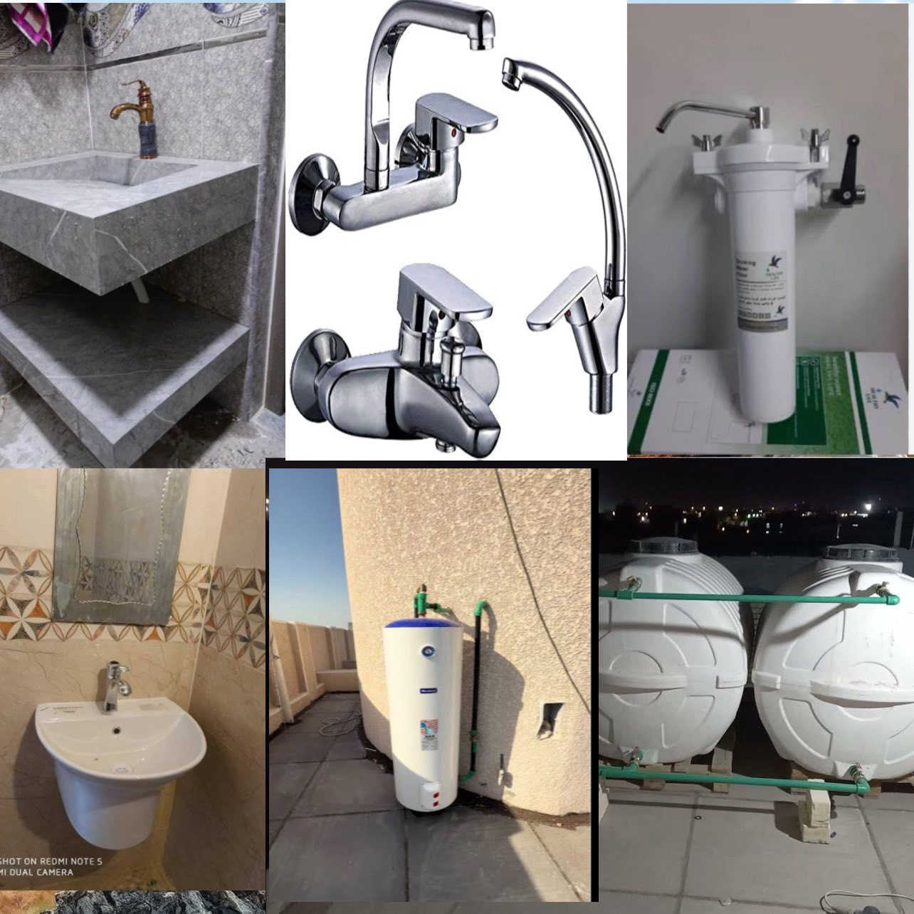 سلام عليكم 
عندك خلاط 🚰او ماطور او كيزر 🛁او مغسله 🛀او تانكي او فلتر ماء تريد تبدله او جديد اتشده او تسحب خط حار او بارد لا تحير ابددد..اسطة بورجي جوال وعندي سياره اوصل لباب بيتك ب اسعارنا مناسبه فقط اتصل ع رقم (***********) موجود واتس اب
