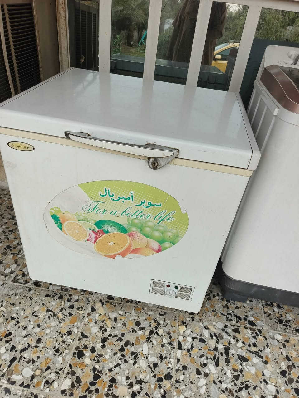 السلام عليكم 
مجمدة سوبر إمبريال السعر 100 الف

غسالة اونكس  السعر 75 ألف 
مكاني بسماية 

***********
