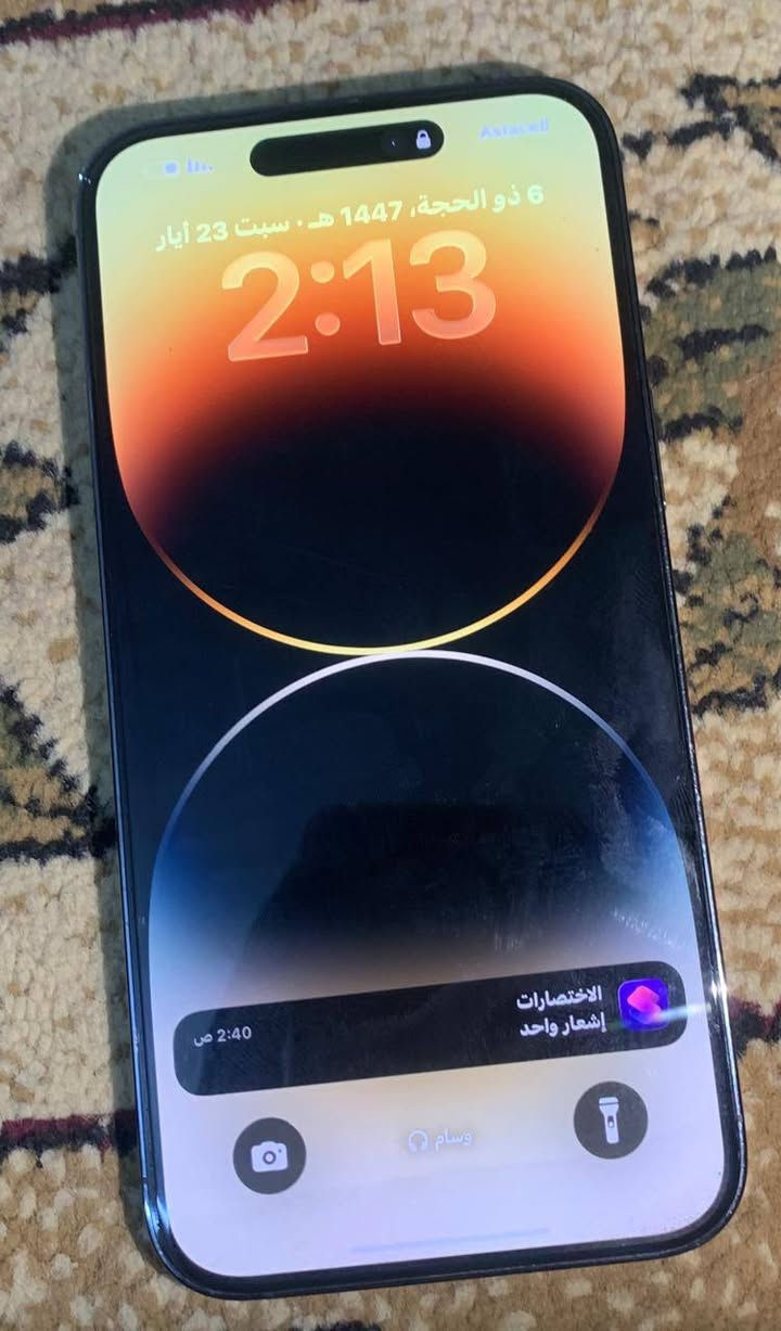 السلام عليكم 14 برو ماكس جهاز كله شرط بطاريه 84 بلادي نموذج M مكلف بالنشر تريده خابر صاحبه ***********
