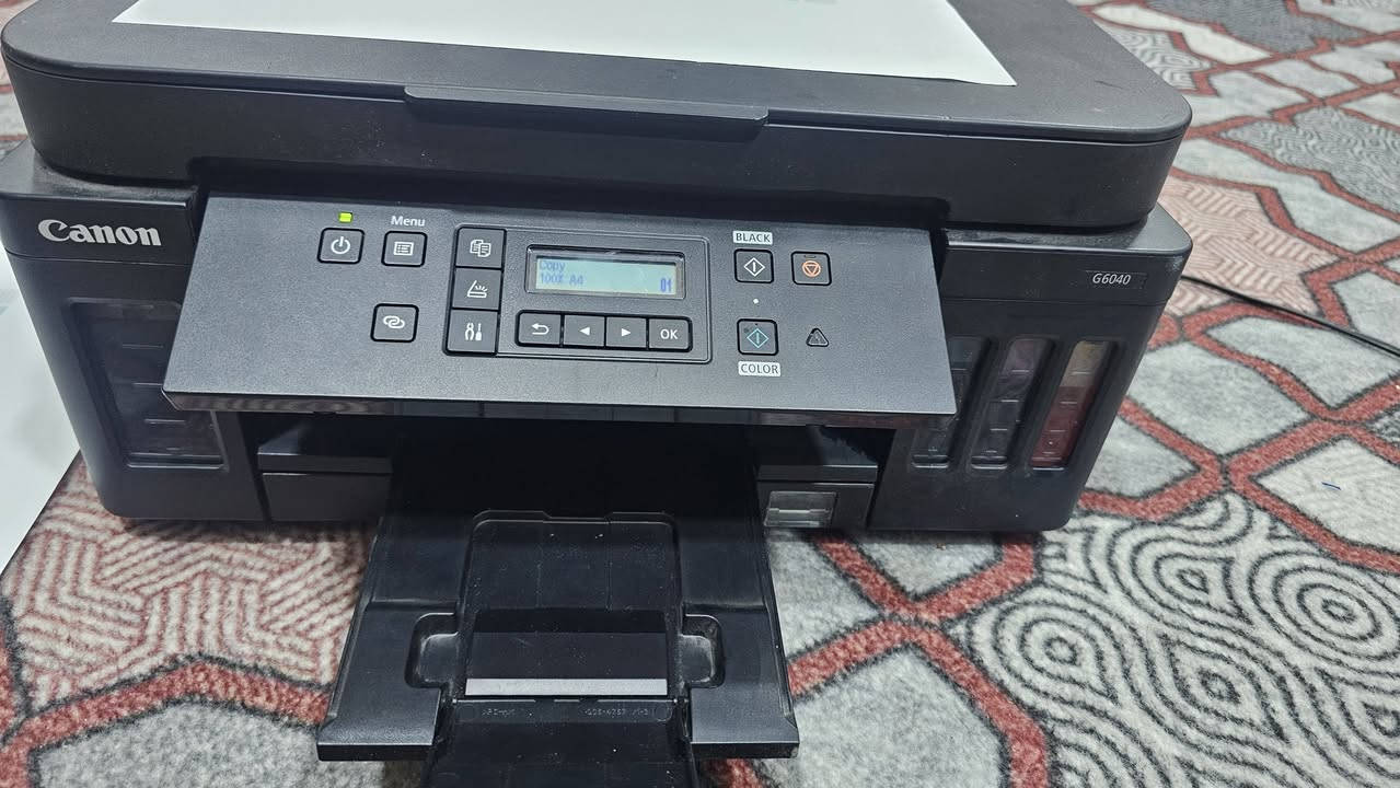 السلام عليكم
طــــابعة كانون canon G6040
حقن خارجي عدادها 3الاف بعدهي ع وضع السركة 
سكنــر واستنساخ وطباعة 
ملون وعادي 
وايفاي من الموبايل مباشر 
طباعة وجهين تلقائي للملازم  
تسحب صور  بدقة  4800×2400
 طابعة عملية وخدمية جدا
  مجرين للورق خلفي وامامي 
بقية التفاصيل بالصور 
خدمية للملازم والطلاب والمكاتب والاستخدام الشخصي والدوائر الحكومية 

السعر 190 توصيل متوفر لكل المحافظات


**إذا كنت صاحب هذا الإعلان وتريد حذفه لأي سبب، رجاءا أرسل رسالة إلى الدعم الفني**