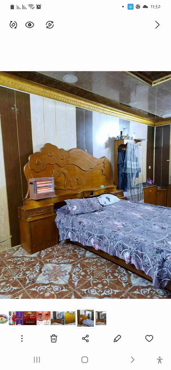 السلام عليكم غرفة نوم للبيع نظافة ٨٠ بالميه العنوان بابل المركز
*********** السعر ٤٥٠ وبيها مجال
